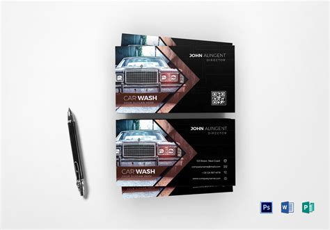 Car Wash Business Cards 的图像结果