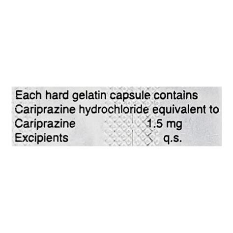Cariquel 1.5 Capsule 10's Price, Uses, Side Effects, Composition ...