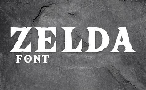Zelda Font Free Download - Fonts Bee
