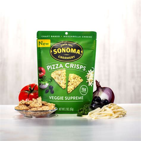 Veggie Supreme Pizza Crisps | Sonoma Creamery