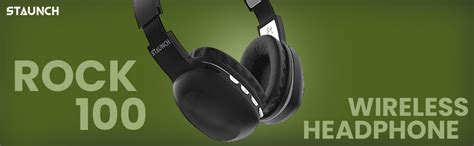 Staunch Rock 100 Wireless Bluetooth Over The Ear Headphone with Mic ...
