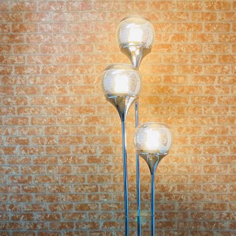 Chrome Globes Floor Lamp // 3 Light - Finesse Decor - Touch of Modern