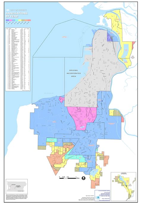 Printed Map Gallery | Everett, WA - Official Website