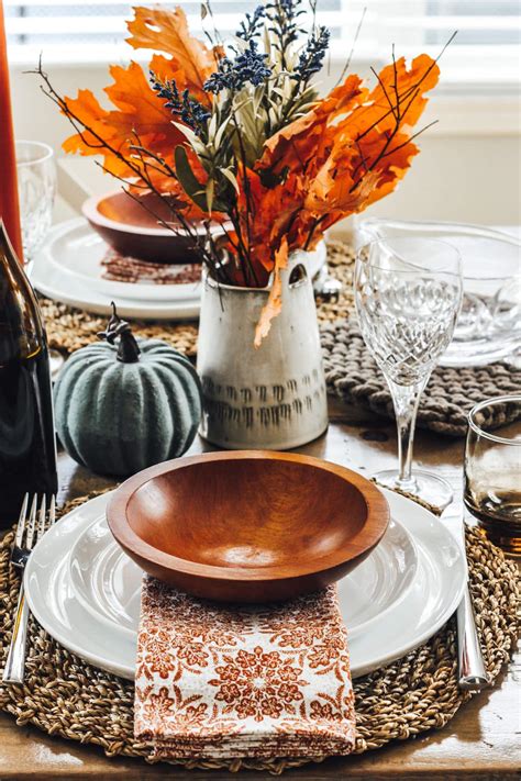 Fall Table Setting Decor at Lola Shumack blog