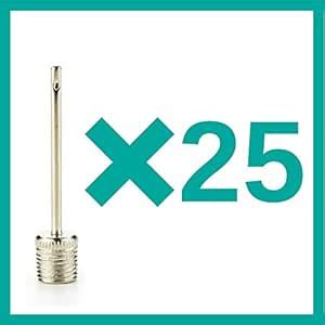 Jupiter Industries 25 Pcs Inflating Metal Needle Pin Nozzle Basketball ...