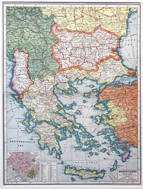 Map balkans 1900 - map of the balkans in 1900