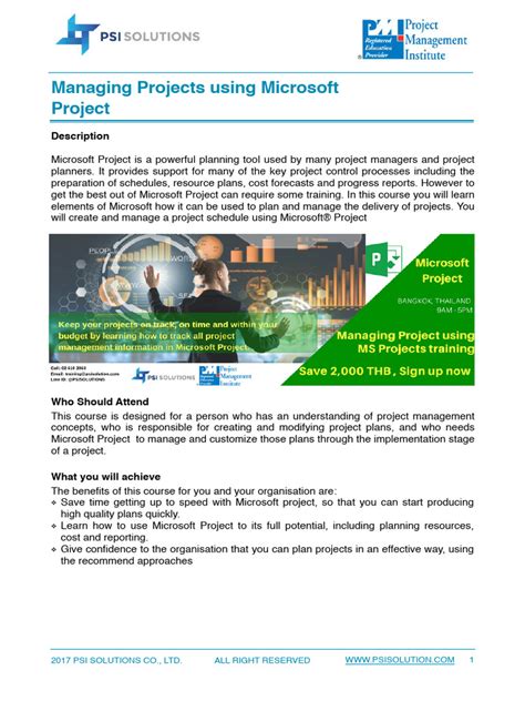 Image result for MS Project Course