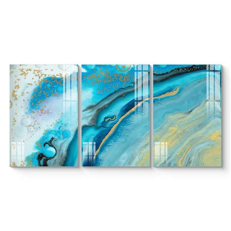 Beautiful Abstract Multi Frame Colorful Wall Painting for Living Room ...