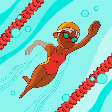 Swimming Drawing 的图像结果