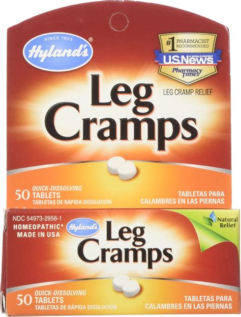Amazon.com: Hyland’s Naturals Leg Cramp Tablets, Natural Relief of Calf ...