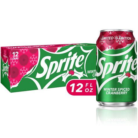 Sprite Winter Spice Cranberry – 12pk/12 fl oz Cans – BrickSeek