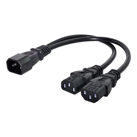 Amazon.in: Buy chenyang Single C14 to Dual 5-15R C13 Short Power Y Type ...