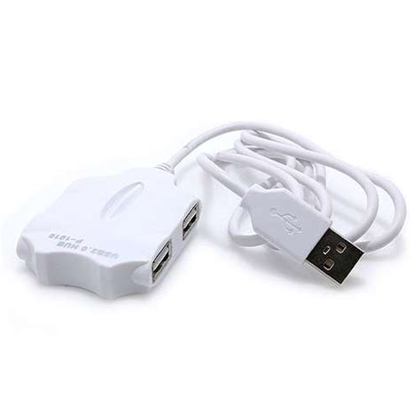 HUB USB 2.0 HI-Speed 4 porta P-1010 beli - Mob-Shop