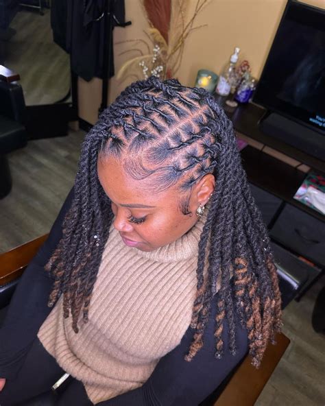 Loc'd by Lotus 🪷 on Instagram: "two strands + flat twists is always a ...