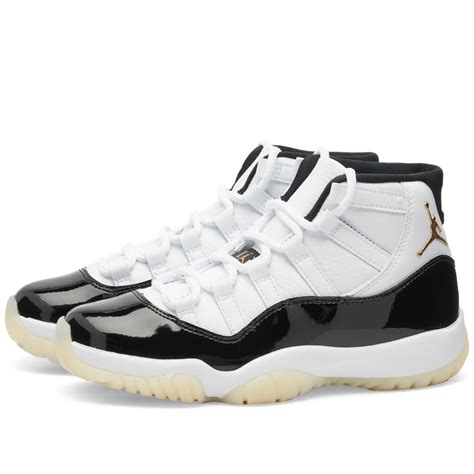 Air Jordan 11 Retro White, Metallic Gold & Black | END. (JP)