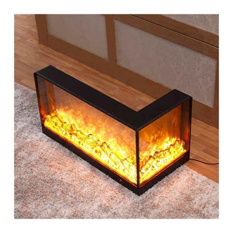 Electrical Fireplace Corner Fireplace In Wall Recessed Electric ...