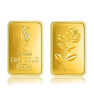 Senco Gold 5 gram, 24k (995) Yellow Gold Precious Bar : Amazon.in: Fashion