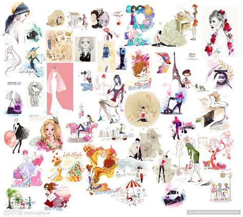 插画女 的图像结果