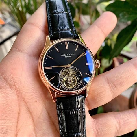 Patek Philippe Nautilus Tourbillon Black Dial – ShahStore