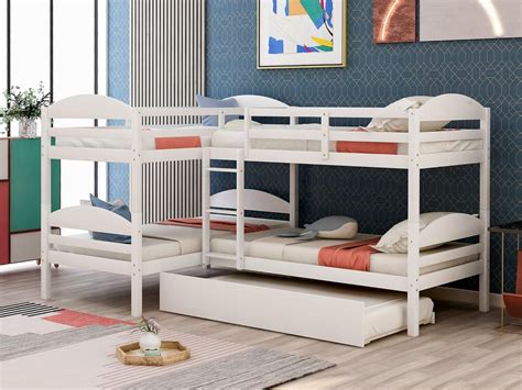 Inside Out Bunk Childrens Bed Frames, Wood L-Shaped India | Ubuy