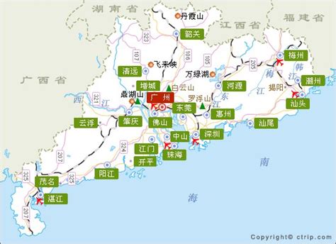 广东旅游电子地图,最新广东旅游景点地图下载【携程攻略】