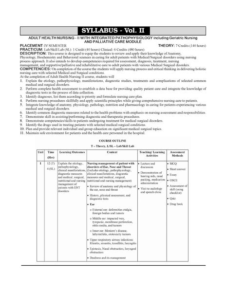 A CONCISE TEXT BOOK OF Adult Health NURSING 1 & 2 – JainPublications