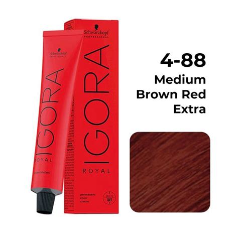 Buy Schwarzkopf Igora Royal 4-88 Medium Brown Red - – Beauty Planet