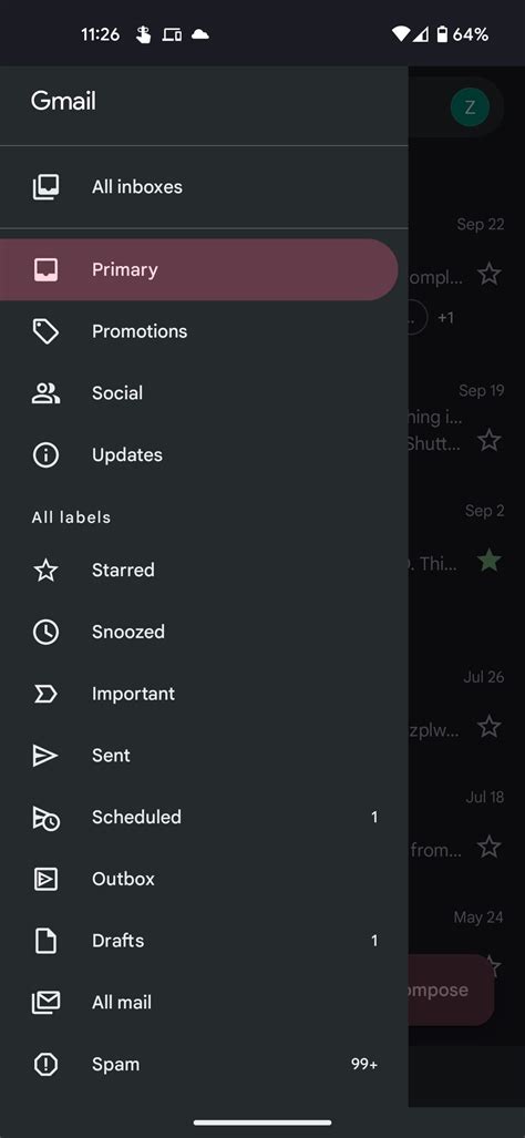 Image result for Gmail Android. View