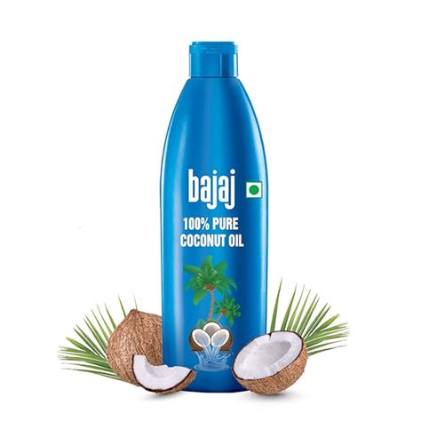 Bajaj 100% Pure Coconut Oil 300ml | Made with Premium Grade 1 Quality ...