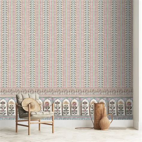 Kala Heritage Indian Temple Art Wallpaper | Life n Colors