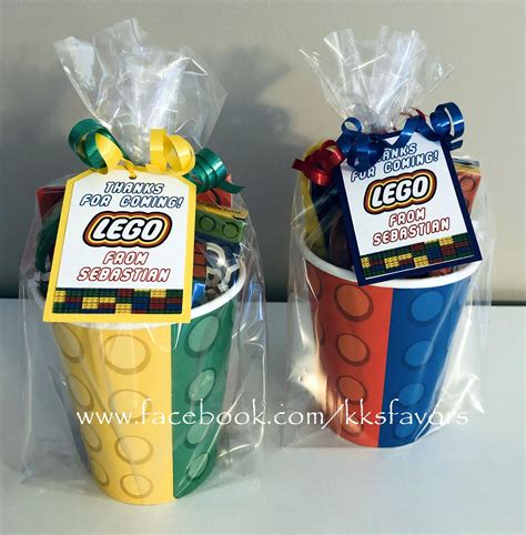 Lego Favor Cups by KK's Favors | Lego favors, Monster party favors ...