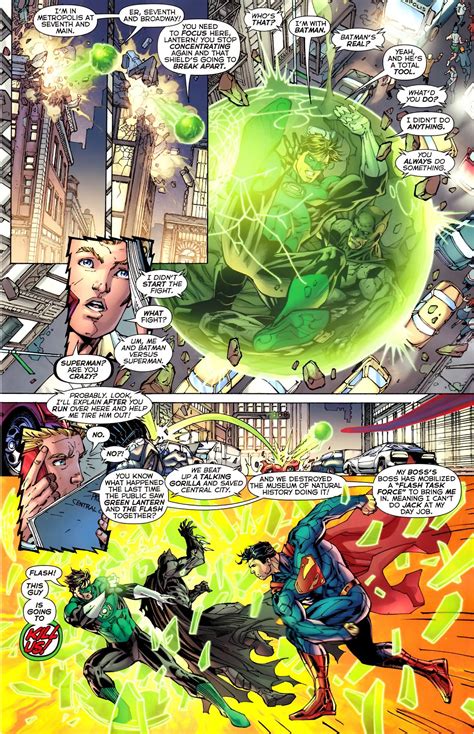 Superman Vs Green Lantern