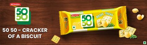 Britannia 50-50 Maska Chaska Salted Biscuits, 300 g Pack of 3 : Amazon ...