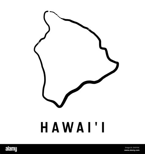 Hawaiian Islands Outline