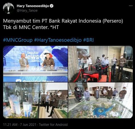 Dapat Kunjungan Tim BBRI, Saham-saham MNC Group 'Mumbul' Semua