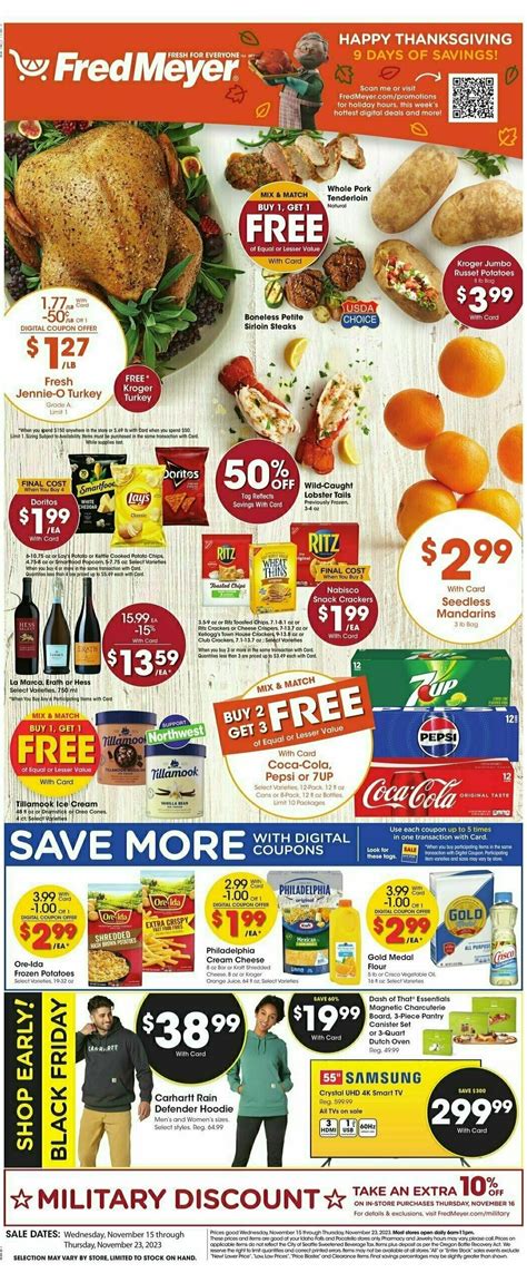 Fred Meyer Weekly Ad & Specials from November 15