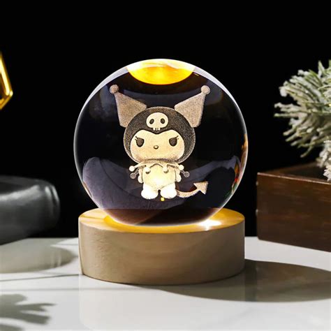 Buy Kuromi Crystal Lamp | Whimsical Sanrio-Inspired Decor in India at ...
