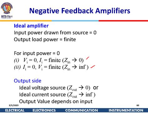 Lec-16-18 - notes - 3/5/2023 60 Negative Feedback Amplifiers Ideal ...