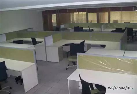 L Shape 1500x1500mm modular workstation 45mm – Niveeta Office Pods