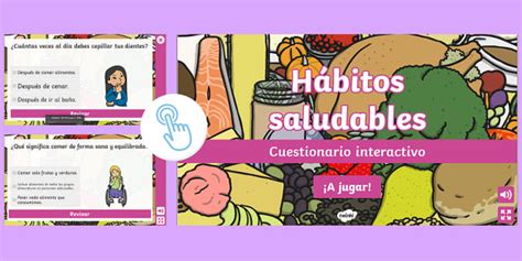 Cuestionario interactivo: Hábitos saludables