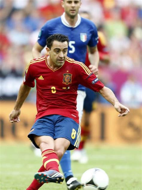Las mejores imágenes de xavi con la selección