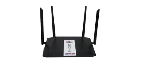 Wedron 4G Router with SIM Card Slot 300 Mbps 4 Antenna with 1 WAN Port ...