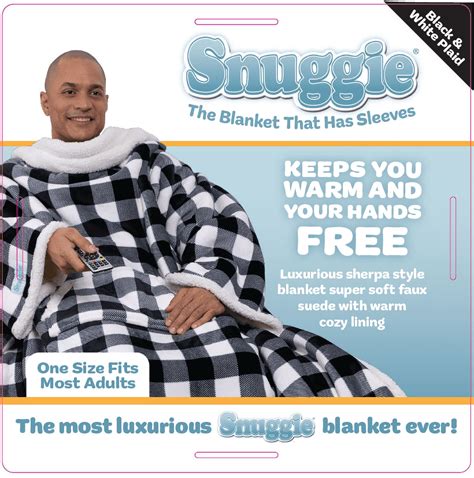 Snuggie Sherpa- The Original Wearable Blanket That Has Sleeves, Warm ...