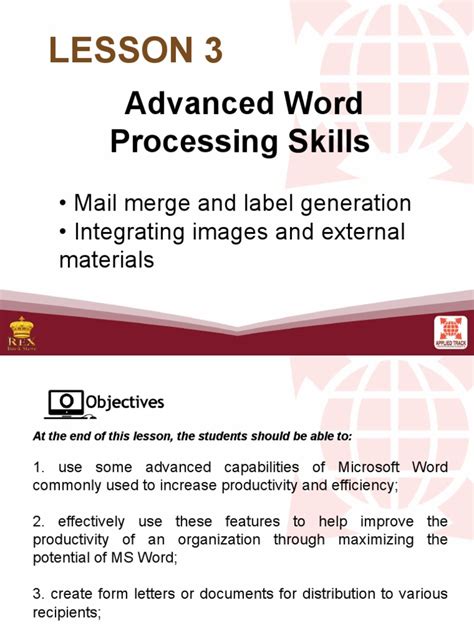 Image result for Knowledge of Word Processing