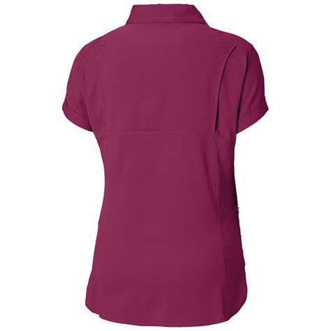 Columbia Women Purple Silver Ridge Lite Short Sleeve (Sun Protection ...