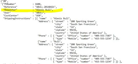 Oracle How to Access JSON Document 的图像结果
