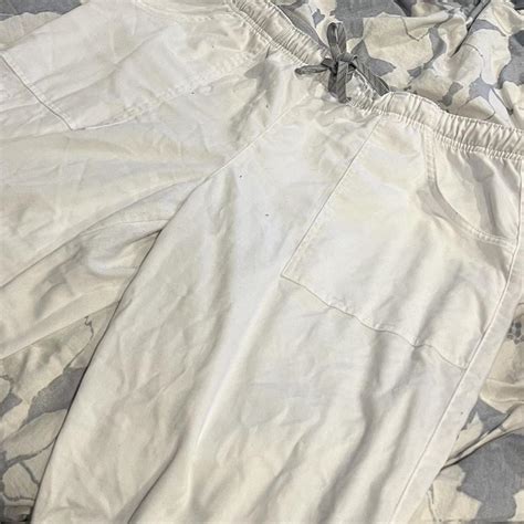 Landau white scrub pants Used in size... - Depop
