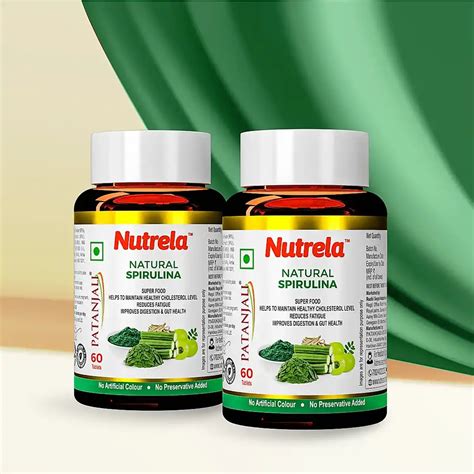 Patanjali Nutrela Natural Spirulina