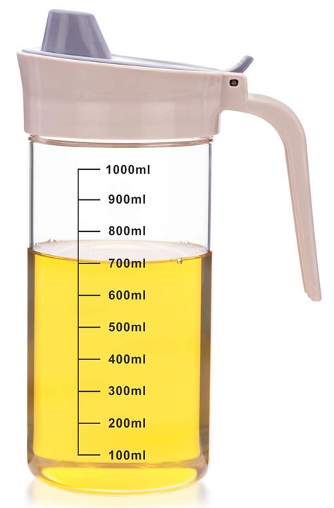 SIGNORA WARE 1000ml Borosilicate Glass Oil Dispenser and Pourer with ...