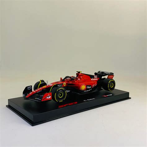 Bburago 2023 SF-23 Ferrari Racing Team #55 C.Sainz car 1/43 – Hobbytoys.co